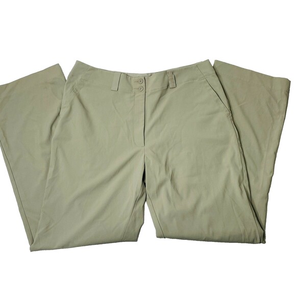 Nike Golf Other - Nike Golf Men's Khaki Straight Leg Flat Front Active Chino Pant Sz L NikeFitDry